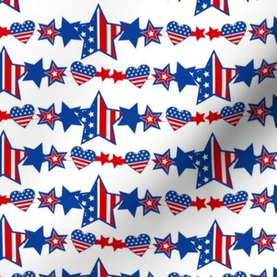 Patriotic Stars Small