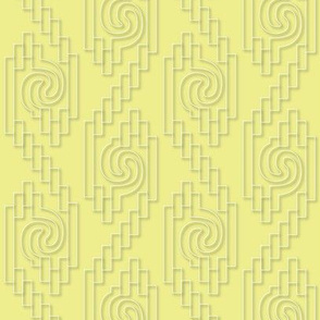 Inca Swirled Ropes in Yellow