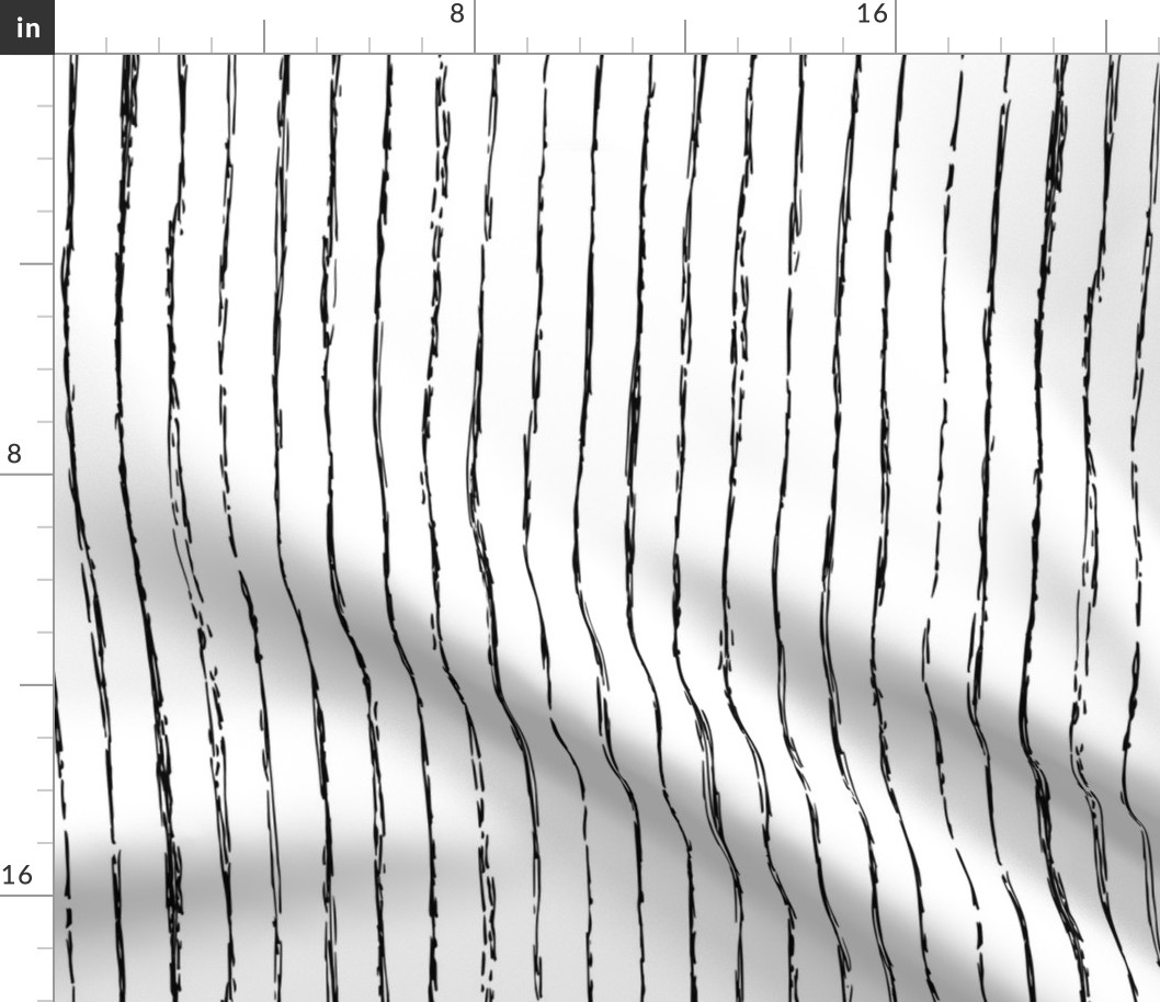 Raw vertical Inky stripes minimal Scandinavian style trend abstract print black and white monochrome