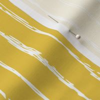Raw vertical Inky stripes minimal Scandinavian style trend abstract print summer ochre yellow