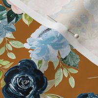 Blush and Indigo Whimsy Florals // Provincial Pink