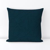 Little Maze stripes minimal Scandinavian grid style trend abstract geometric print winter navy blue