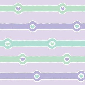 Love Chain: Faithful II (lavender, mint green, purple, white)