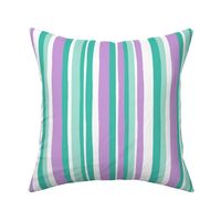 summer stripes - purple and teal - LAD19