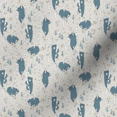 Birch Bears (blue) xxxsml 