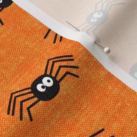 Cute Spiders - Halloween - orange - LAD19