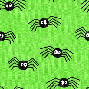 Cute Spiders - Halloween - green - LAD19