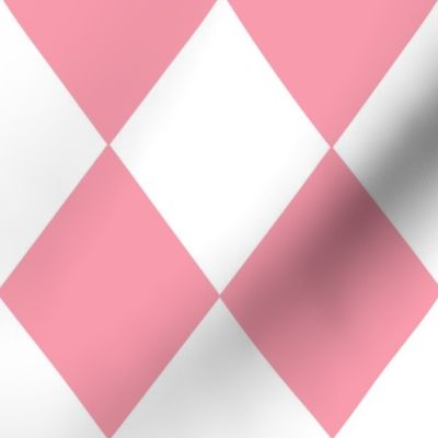 Petal Pink Modern Diamond Pattern