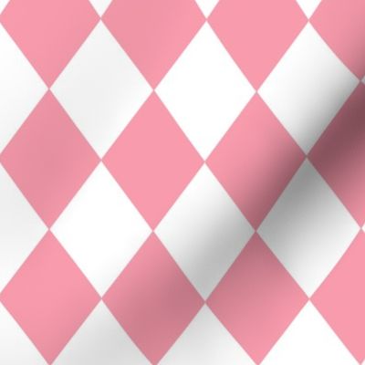 Petal Pink Modern Diamond Pattern