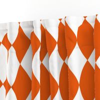 Orange Soda Modern Diamond Pattern