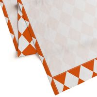 Orange Soda Modern Diamond Pattern