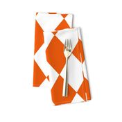 Orange Soda Modern Diamond Pattern