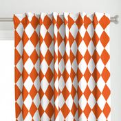 Orange Soda Modern Diamond Pattern