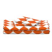 Orange Soda Modern Diamond Pattern