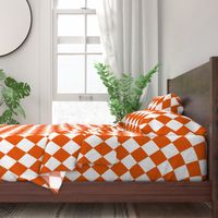 Orange Soda Modern Diamond Pattern