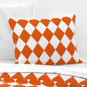 Orange Soda Modern Diamond Pattern