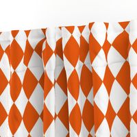 Orange Soda Small Modern Diamond Pattern