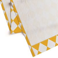 Butter Yellow Modern Diamond Pattern
