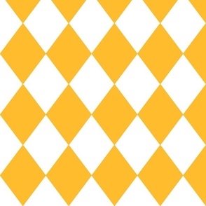 Butter Yellow Modern Diamond Pattern