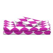 Hot Pink Modern Diamond Pattern