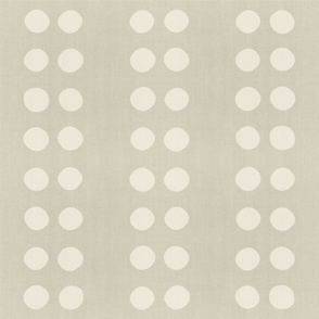 Masai Mara Linen - Ivory Dots