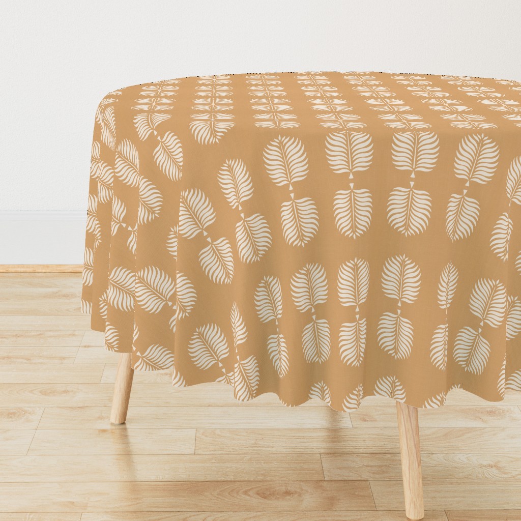 DESERT PALMS . FADED SIENNA LINEN