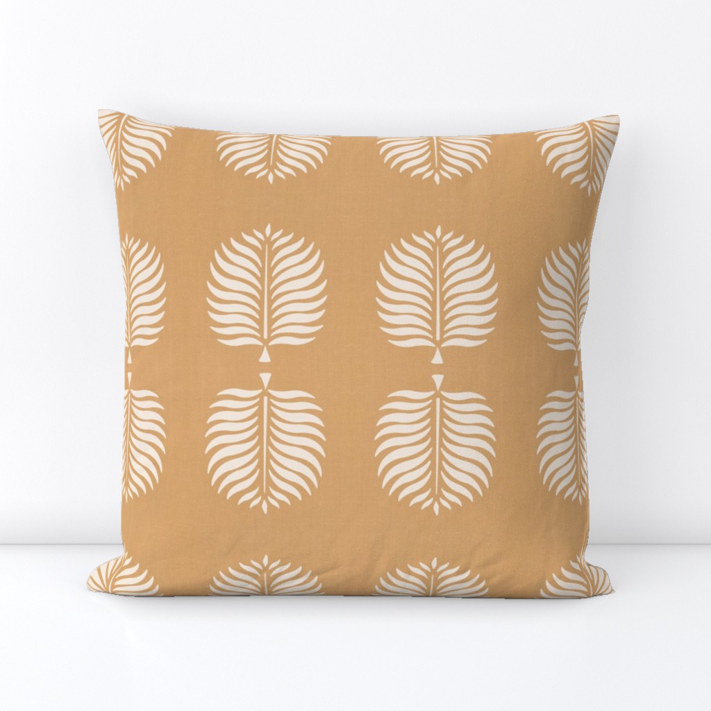 DESERT PALMS . FADED SIENNA LINEN