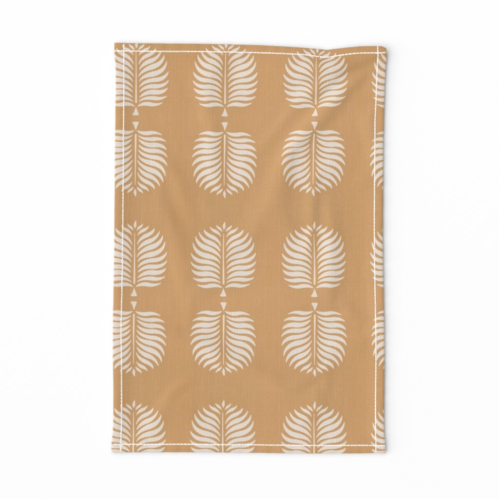 DESERT PALMS . FADED SIENNA LINEN