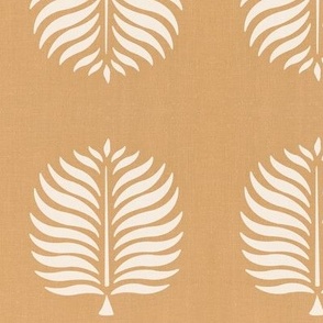 DESERT PALMS . FADED SIENNA LINEN