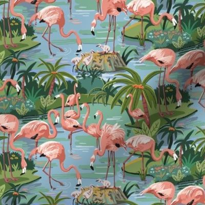 Flamingo Lagoon 6 inch