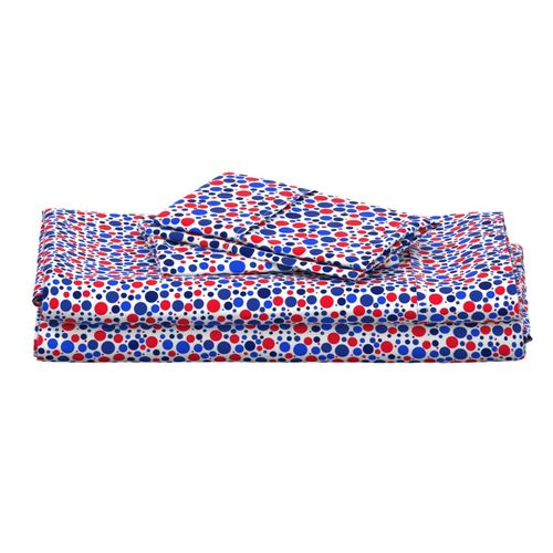 Red White And Blue Polka Dots Small