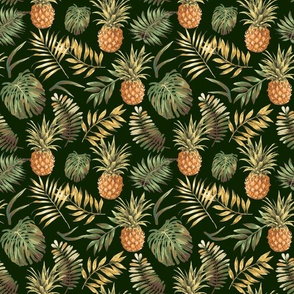 Aloha Exotic Pineapple Pattern