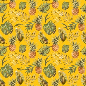 Aloha Exotic Pineapple Pattern