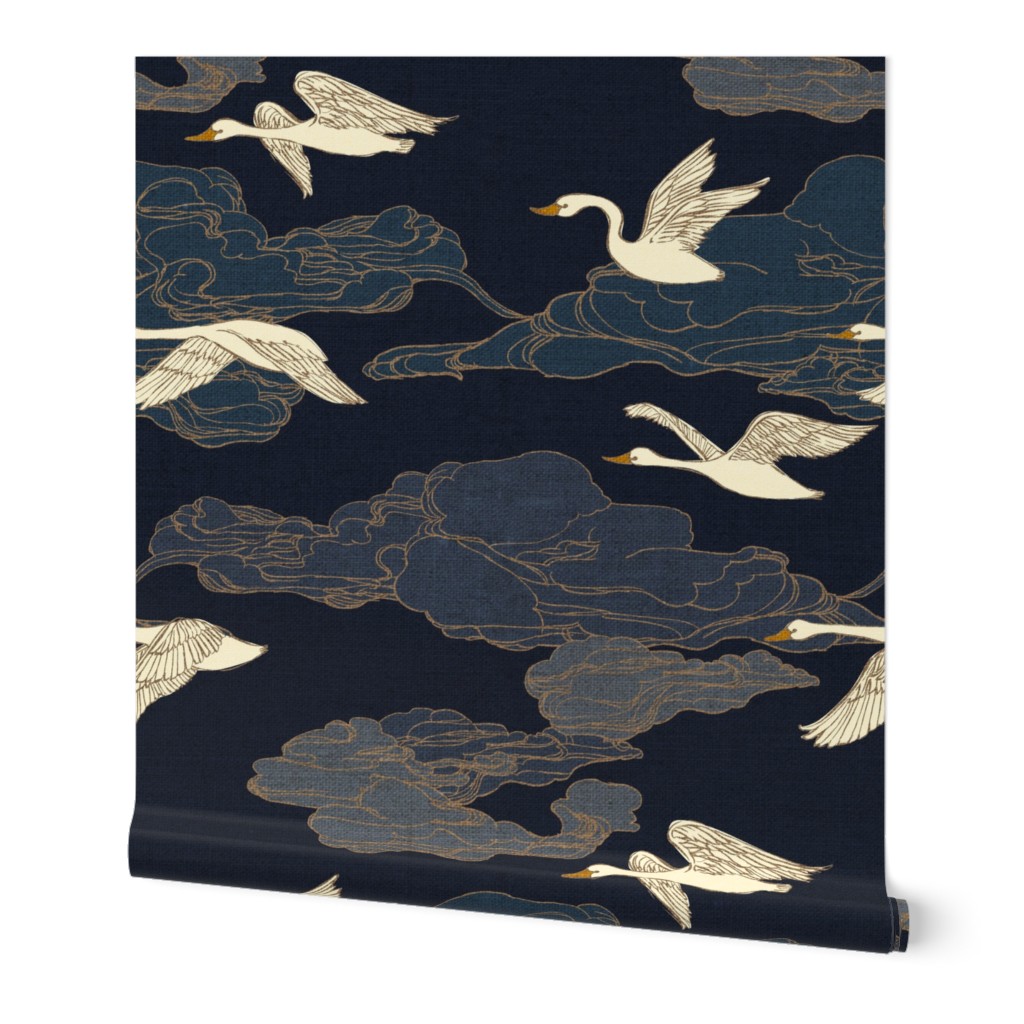 The Wild Swans {Midnight} - large scale