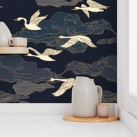 The Wild Swans {Midnight} - large scale