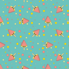 Cartoon cute colorful vector Ice cream pattern