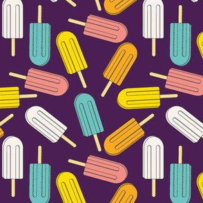  Cartoon cute colorful vector ice cream polo