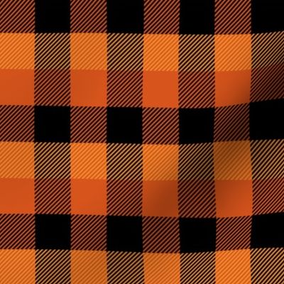 1" Halloween Tartan Plaid