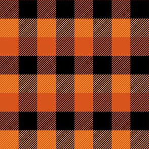 1" Halloween Tartan Plaid