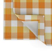 1" Candy Corn Plaid - Halloween, Fall