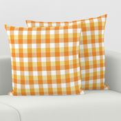 1" Candy Corn Plaid - Halloween, Fall