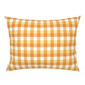 1" Candy Corn Plaid - Halloween, Fall