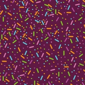  Cartoon cute colorful vector confetti seamless pattern 