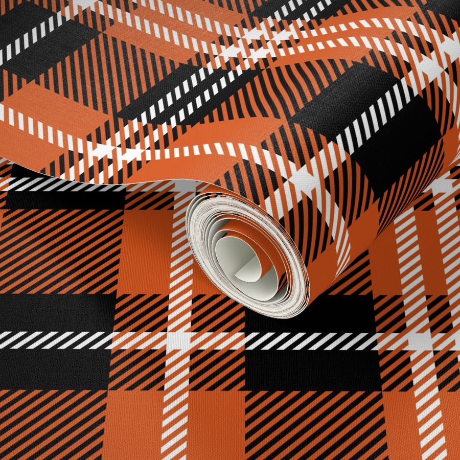 Orange Fall Plaid