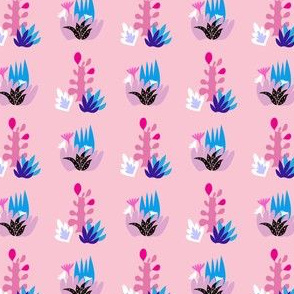 Tropical flowers pattern3-01