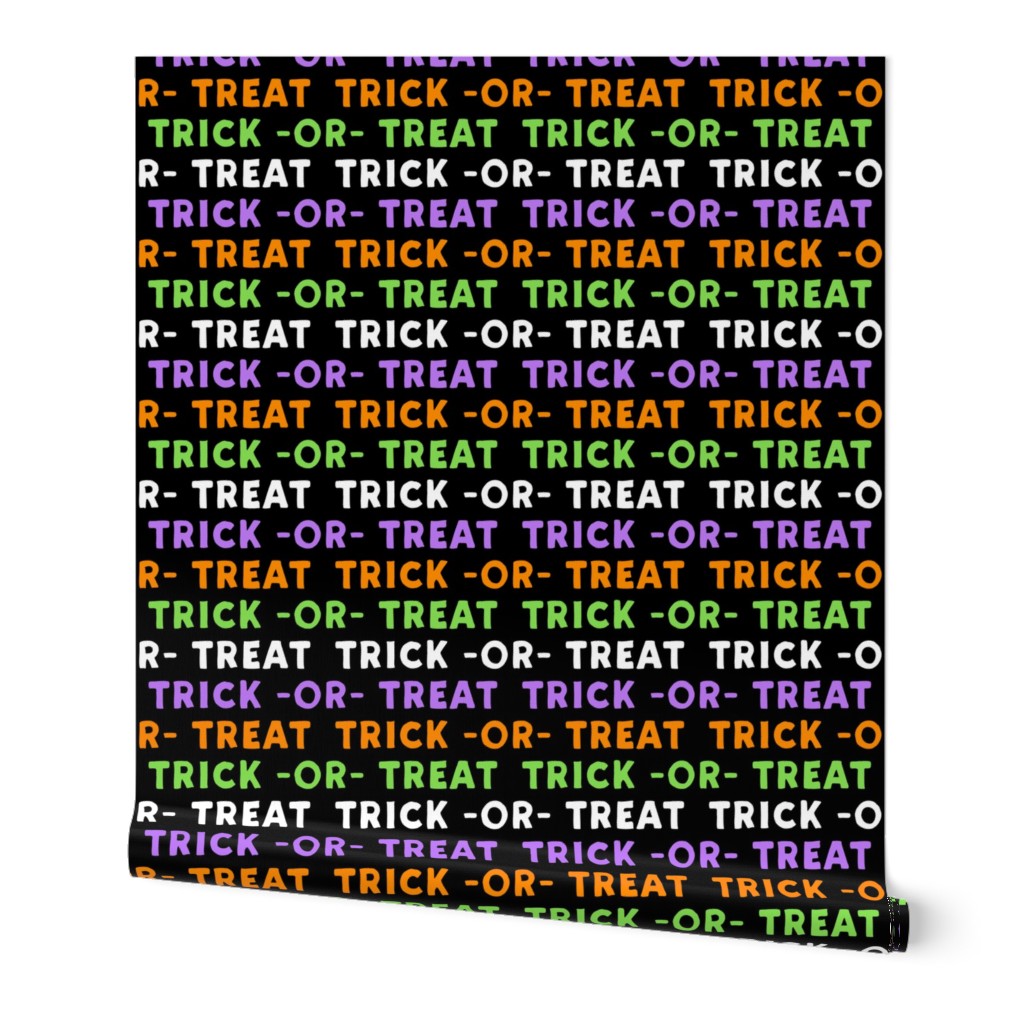 (micro scale) trick or treat - multi green and purple - halloween - LAD19BS