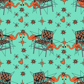 Halloween Lawn Chairs- Mint