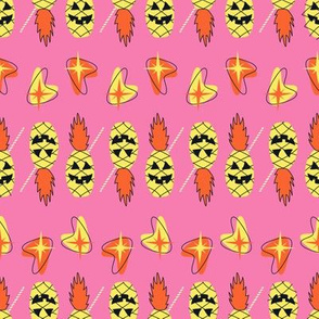 Atomic Pineapple Lanterns- Pink