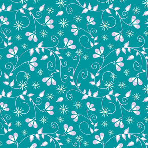 Gentle wedding background turquoise