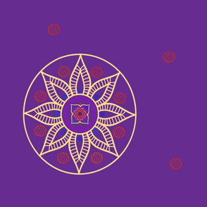 Sunring Mandala Purple